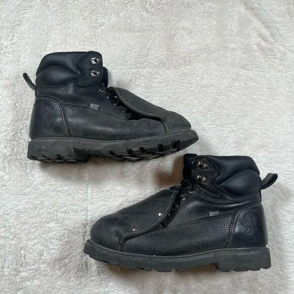 Iron Age Men’s Leather Groundbreaker Steel Toe Work Boots