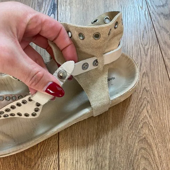 Isabel Marant Edris Bow Tie Sandals EU 37 US 6