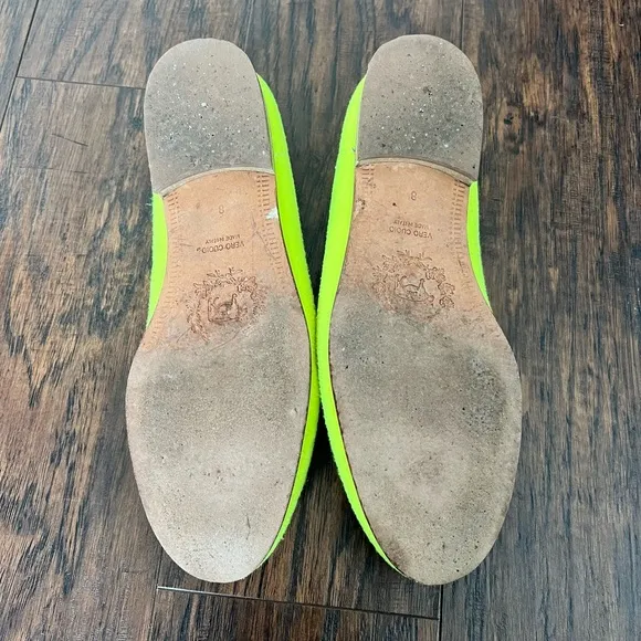 Italian Del Toro felted tennis ball shoes red stripe size 8 loafers