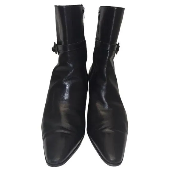 Italian Handmade Black Boots