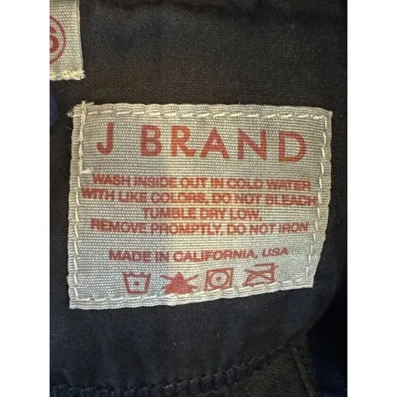 J Brand Jeans Women 26 Blue Denim Cotton Blend Dark Wash Tudor Skinny Leg Ankle