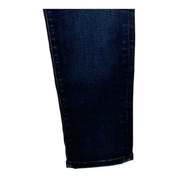 J Brand Jeans Women 26 Blue Denim Cotton Blend Dark Wash Tudor Skinny Leg Ankle