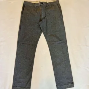 J Crew 31 x 28.5 Original 484 Slim Chambray Pants Original Fit​​​​​​​​​​…
