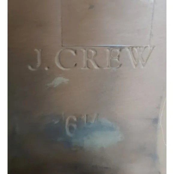J. CREW Gray Suede Leather Ankle Boots C2030 Women’s Size 6.5