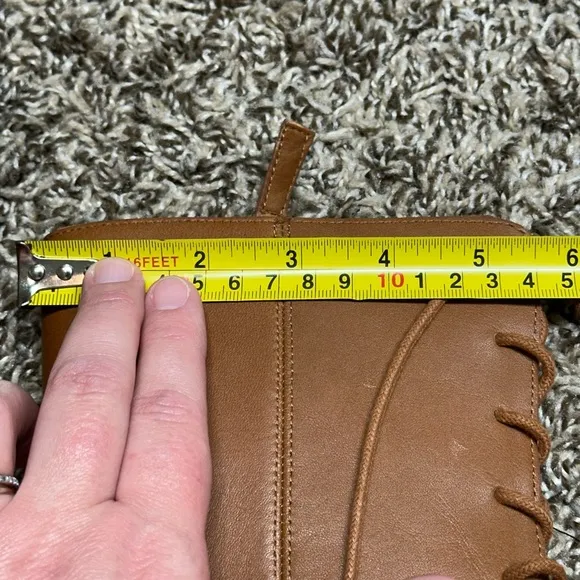 J Crew Gwen lug-sole leather lace-up tall shaft boots 10.5