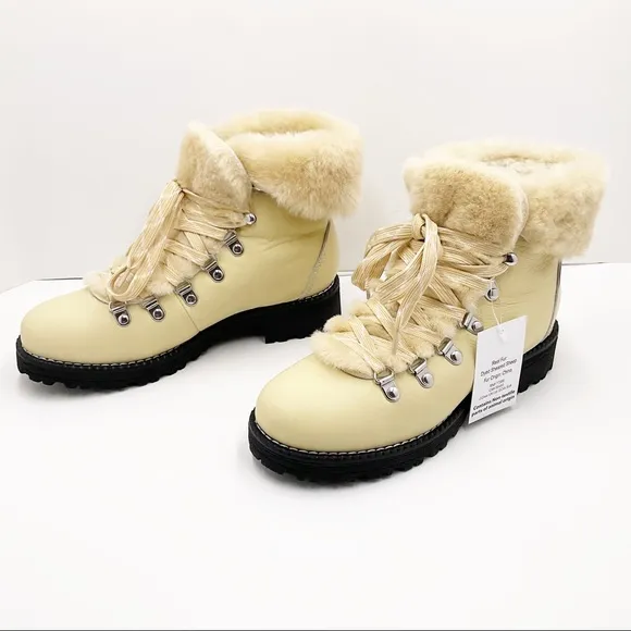 🆕{J. CREW} Mulhouse Nordic Leather-Fur Boots