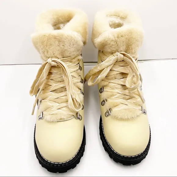 🆕{J. CREW} Mulhouse Nordic Leather-Fur Boots