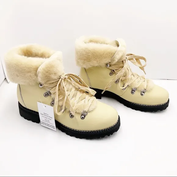 🆕{J. CREW} Mulhouse Nordic Leather-Fur Boots