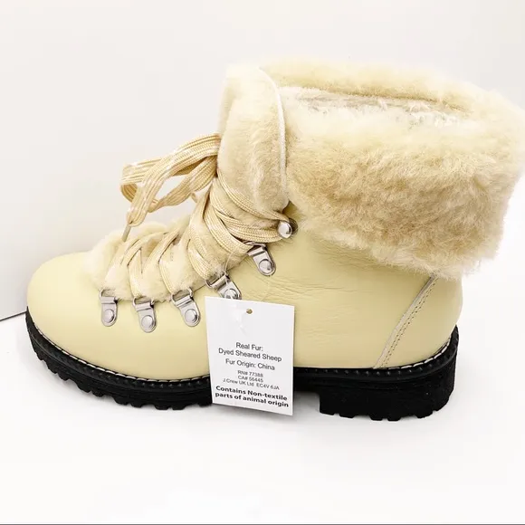 🆕{J. CREW} Mulhouse Nordic Leather-Fur Boots