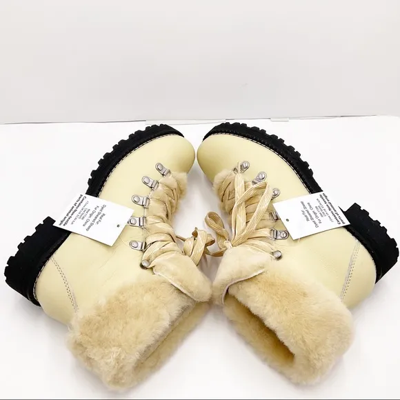 🆕{J. CREW} Mulhouse Nordic Leather-Fur Boots