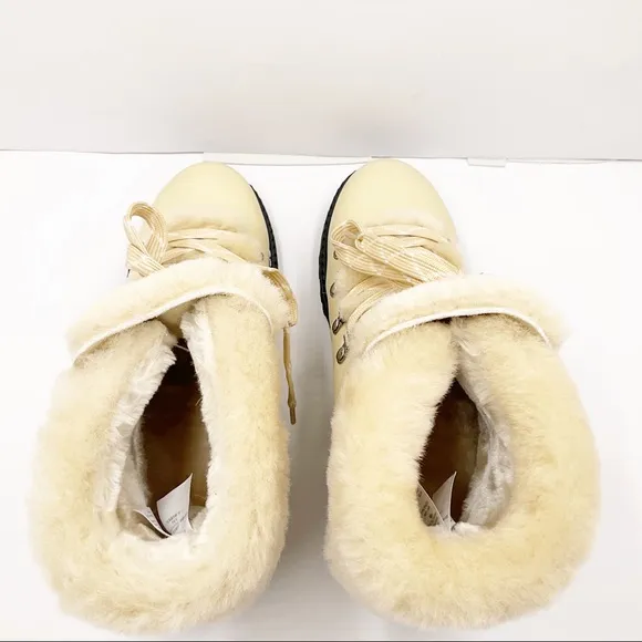 🆕{J. CREW} Mulhouse Nordic Leather-Fur Boots