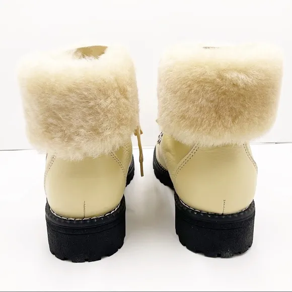 🆕{J. CREW} Mulhouse Nordic Leather-Fur Boots