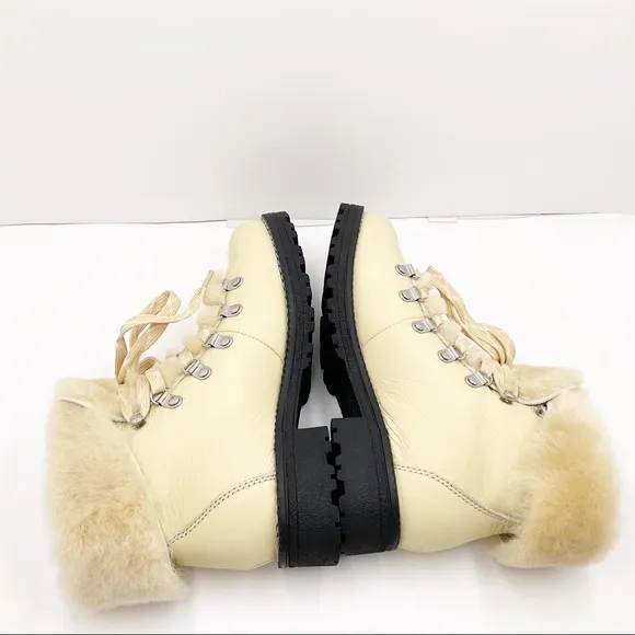 🆕{J. CREW} Mulhouse Nordic Leather-Fur Boots