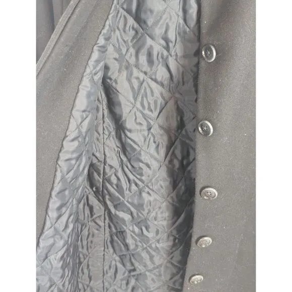J. Crew Wool Pea Coat Thinsulate Liner Black Women's Size XS NWT &amp; Imperfection