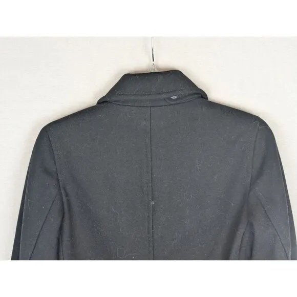 J. Crew Wool Pea Coat Thinsulate Liner Black Women's Size XS NWT &amp; Imperfection