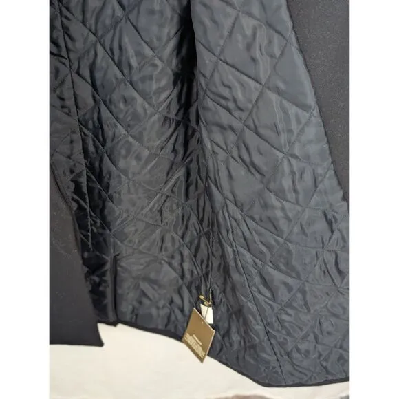 J. Crew Wool Pea Coat Thinsulate Liner Black Women's Size XS NWT &amp; Imperfection