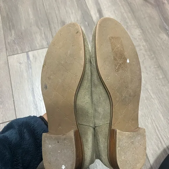 Jack Rogers Olive Green Suede Kaitlin Ankle Boots Size 6.5