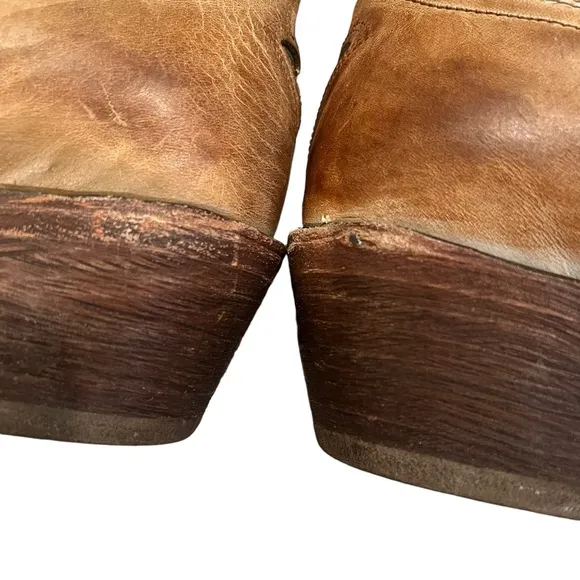J.B. Dillon Reserve Distressed Leather Western Boots, Sz 7.5