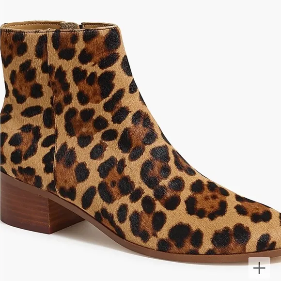 J.Crew Walker calf hair ankle boots