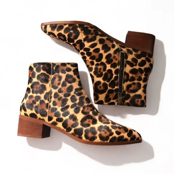J.Crew Walker calf hair ankle boots