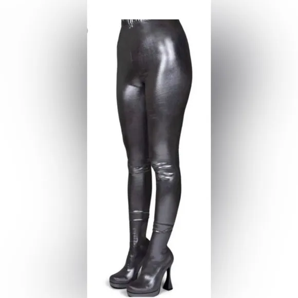 Jeffrey Campbell BNIB Small PANTALONES 6M platform women Silver