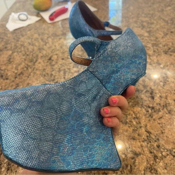 Jeffrey Campbell NIGHTWALK (rare) limited edition mermaid platform wedge heels