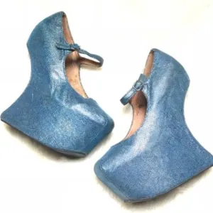 Jeffrey Campbell NIGHTWALK (rare) limited edition mermaid platform wedge heels