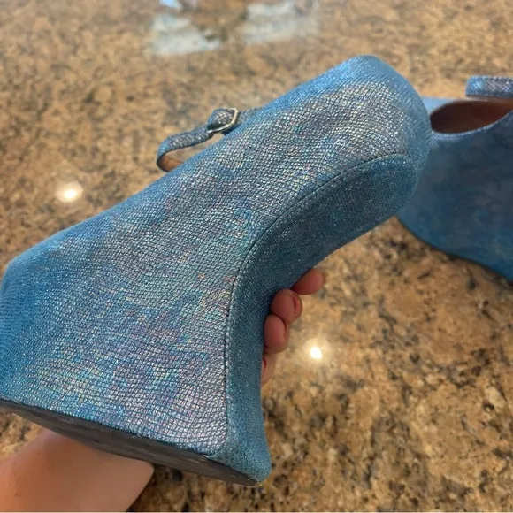 Jeffrey Campbell NIGHTWALK (rare) limited edition mermaid platform wedge heels