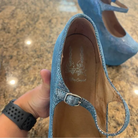 Jeffrey Campbell NIGHTWALK (rare) limited edition mermaid platform wedge heels