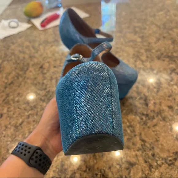 Jeffrey Campbell NIGHTWALK (rare) limited edition mermaid platform wedge heels