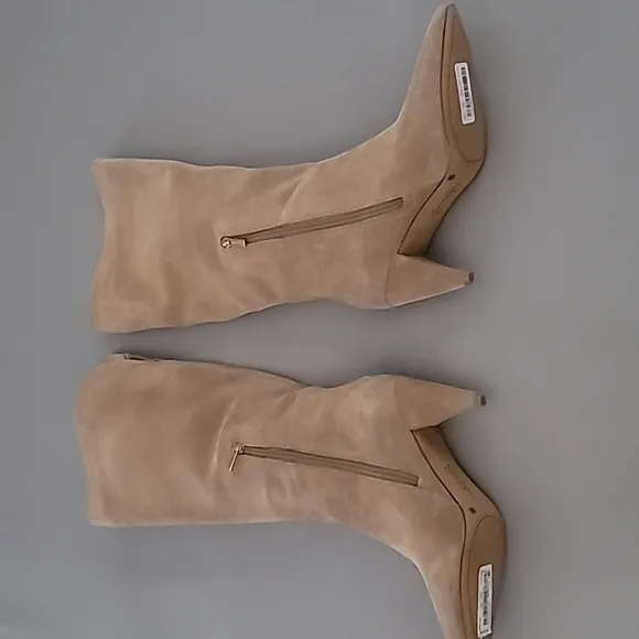 Jessica Simpson Bryle Suede Leather Knee Boots 8.5M