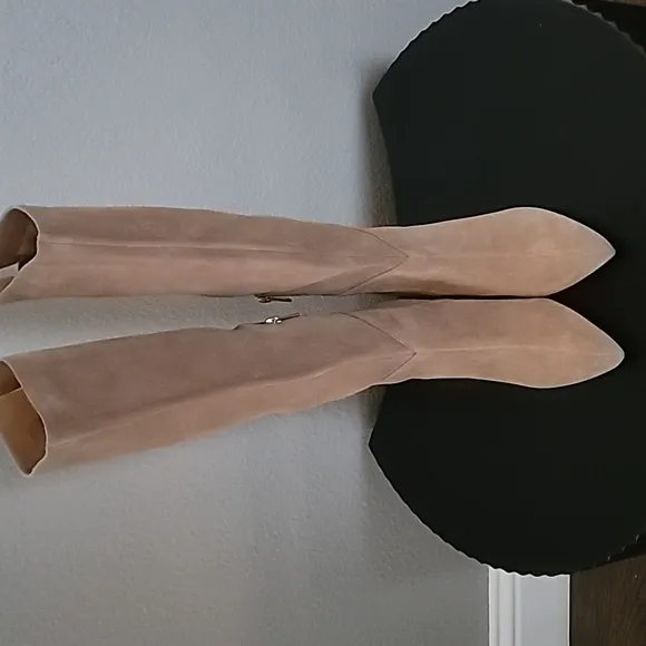 Jessica Simpson Bryle Suede Leather Knee Boots 8.5M