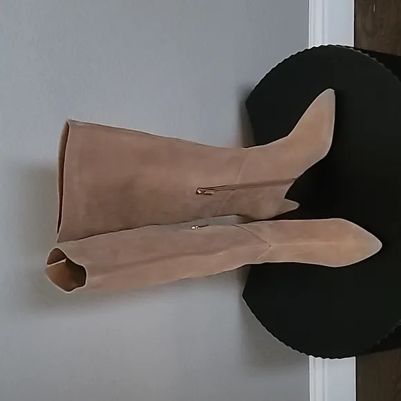 Jessica Simpson Bryle Suede Leather Knee Boots 8.5M