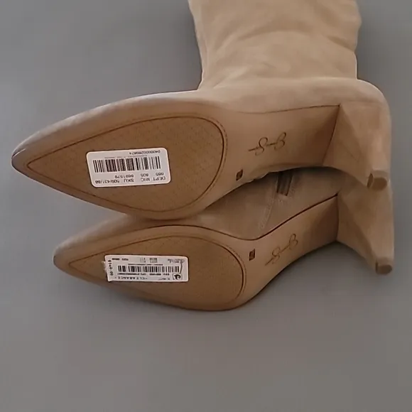 Jessica Simpson Bryle Suede Leather Knee Boots 8.5M