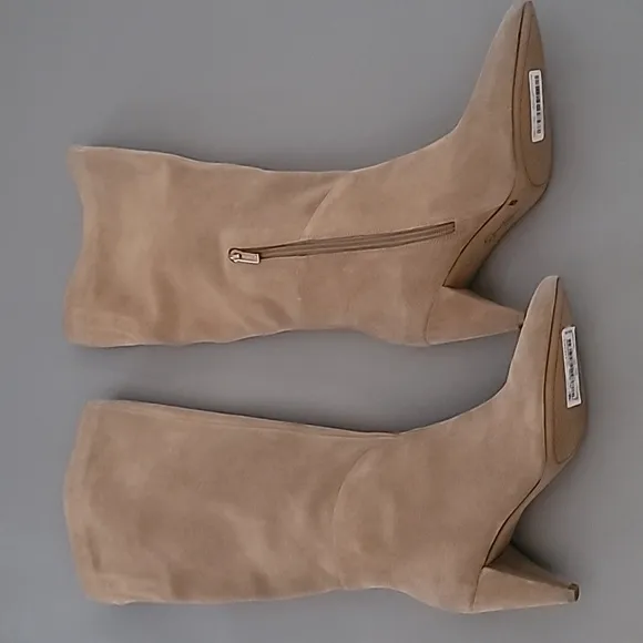 Jessica Simpson Bryle Suede Leather Knee Boots 8.5M