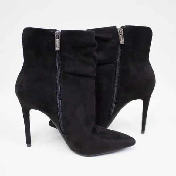 Jessica Simpson Lerona Women’s Slouchy Pull On Black Ankle Boots Size 7