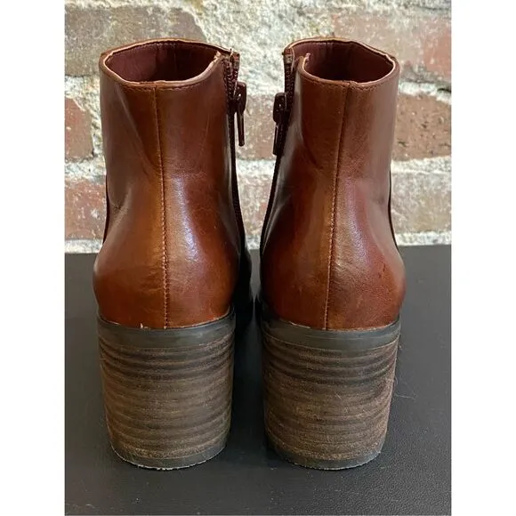 Jizelle Konak Leather Ankle Boots Enzo Angiolini Women’s 5.5m/36