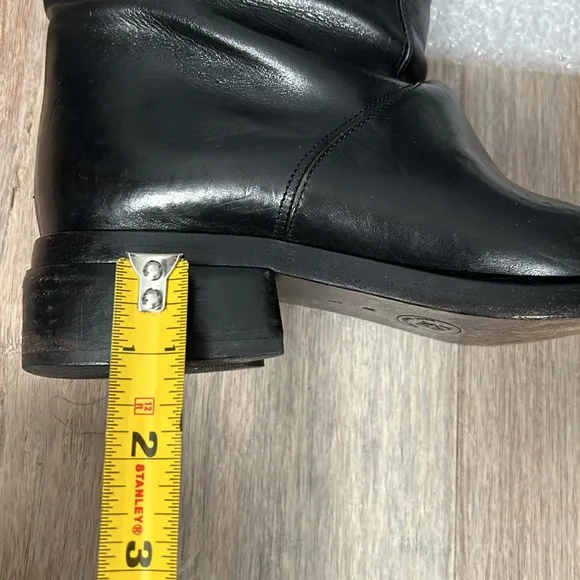Joan &amp; David Stunning Leather Tall Riding Style Boots Handmade in Italy size 6 M