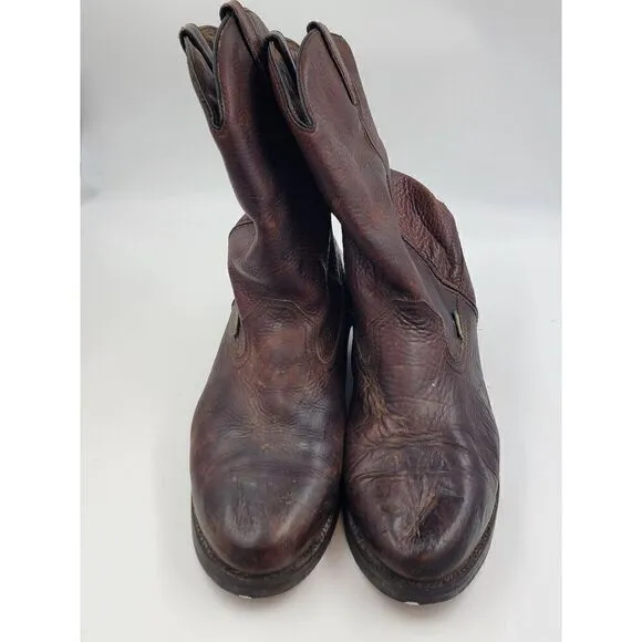 John Deere Mens Round Toe Waterproof  Work Boot Vibram Size 13M