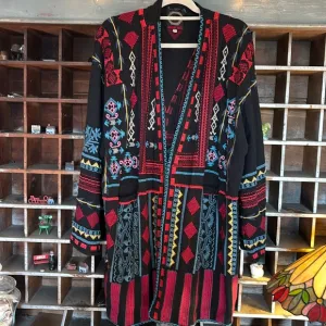 Johnny Was RARE! Sweater / kimono /Duster