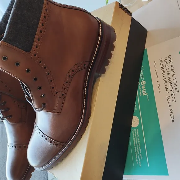 Johnston &amp; Murphy Brown Leather Dress Boots