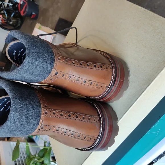 Johnston &amp; Murphy Brown Leather Dress Boots