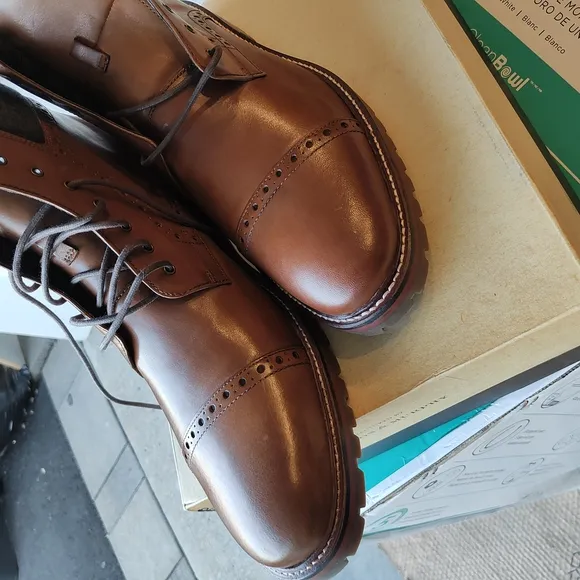 Johnston &amp; Murphy Brown Leather Dress Boots