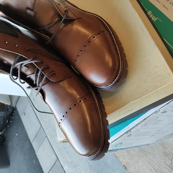 Johnston &amp; Murphy Brown Leather Dress Boots