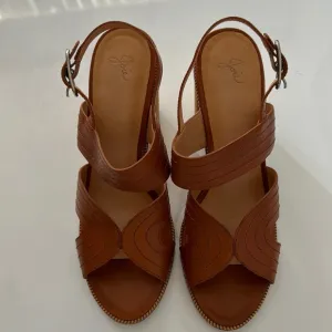 Joie women’s brown sandals size 39.5 EUC