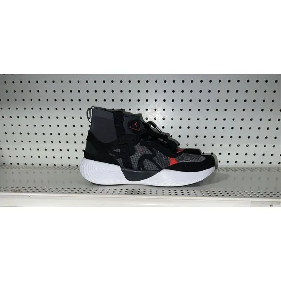 Jordan Delta 3 Mid Mens Athletic Shoes Size 11 Black Chile Red DR7614-060