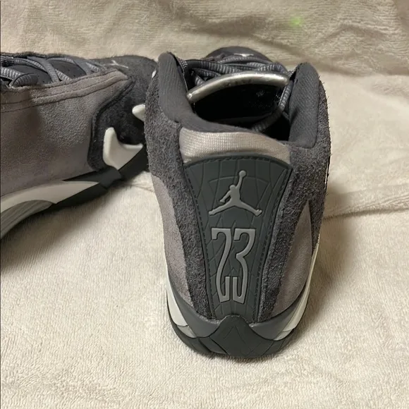 Jordan’s Nike Gray and Black Low-Top Sneakers with Comfort Design