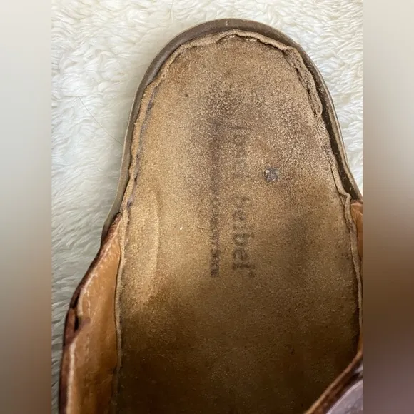 Josef Seibel Leather Slides Size EU 44/ US 10.5