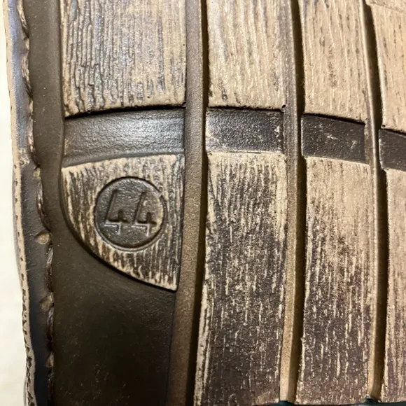 Josef Seibel Leather Slides Size EU 44/ US 10.5