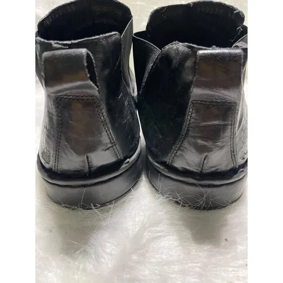 Josef Seibel Mens European Comfort Leather Black boats 46/12